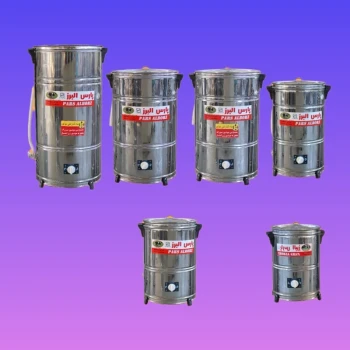 کره گیر و دوغ زن برقی تایمردار 30 لیتری استیل (پس کرایه)