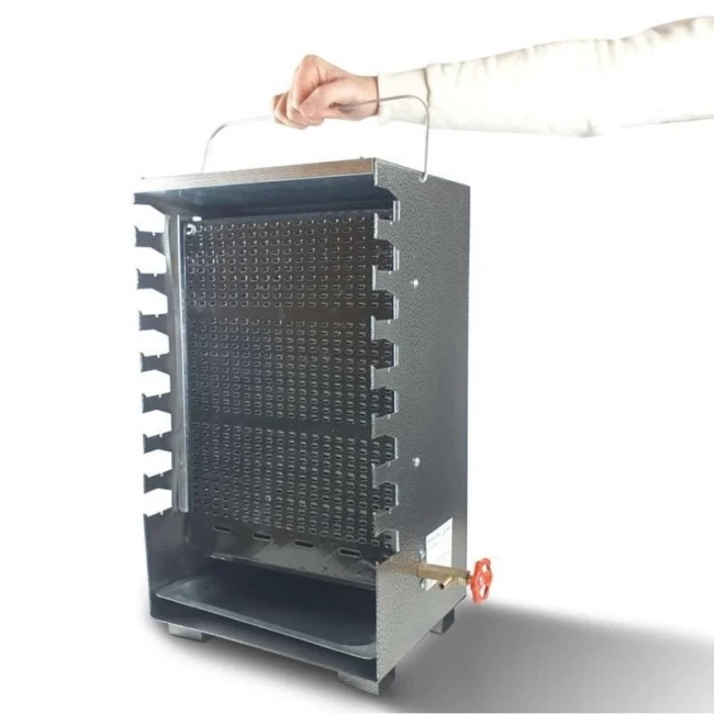 کباب پز 8 سیخ یک طرفه گالوانیزه نوبل (پس کرایه)