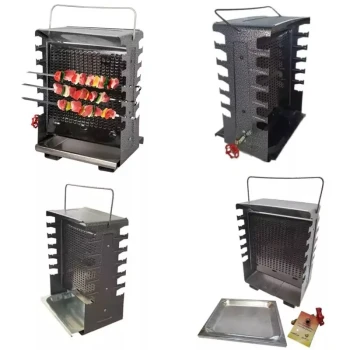 کباب پز (منقل گازی) 12 سیخ دو طرفه نوبل (پس کرایه)