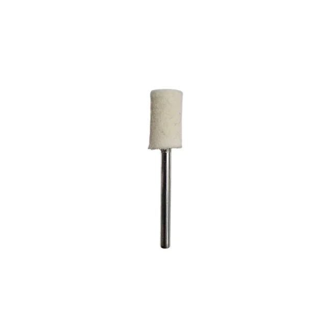 نمد انگشتی خارجی سایز 8mm با دنباله 3mm مخصوص پرداخت و پولیش انواع سنگ و فلزات