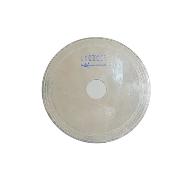تیغ نرم بر مخصوص برش سنگ و زغال قطر 110 میلیمتر و ضخامت 25 صدم میلیمتر