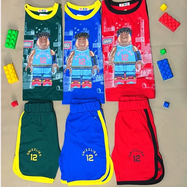 ست تاپ و شلوارک لگو Lego