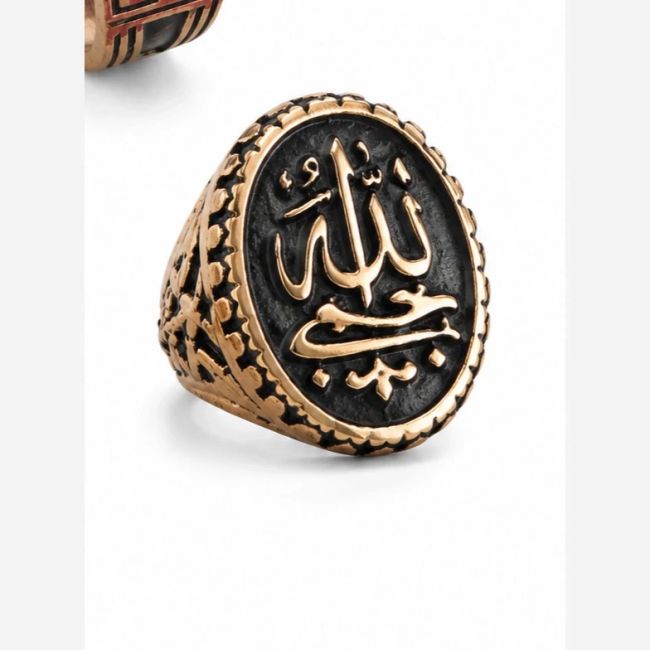 انگشتر مردانه حسبی الله طلاروس 