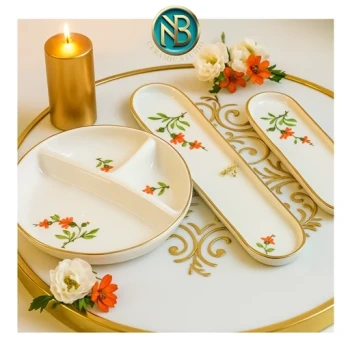 ست سه تکه اردور خوری سرامیکی  (پس کرایه)