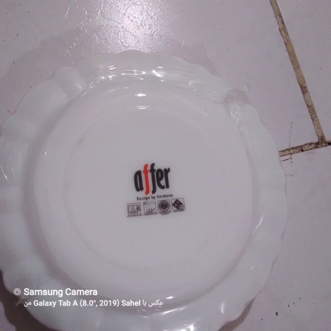 6تا بشقاب میوه وسالاد خوری طرح درخت 