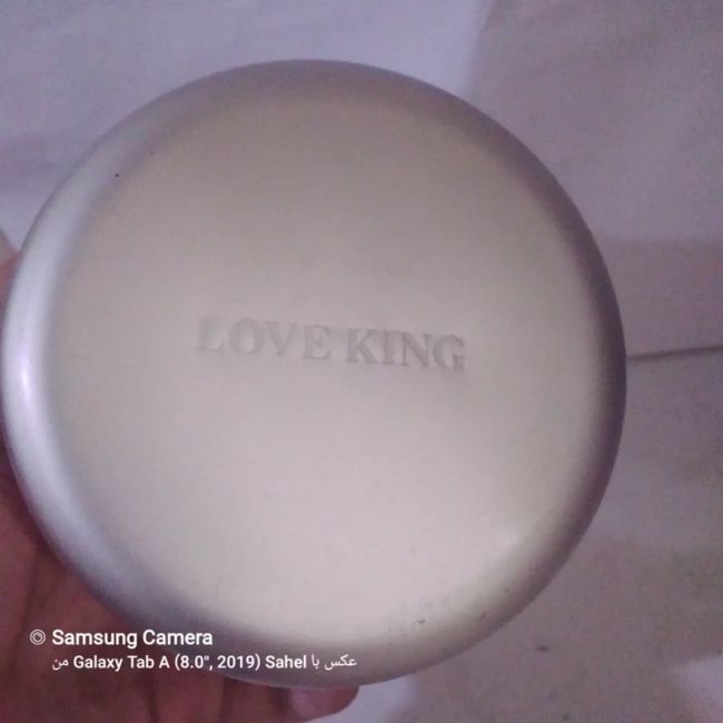 قندان درب شیشه ای Love king