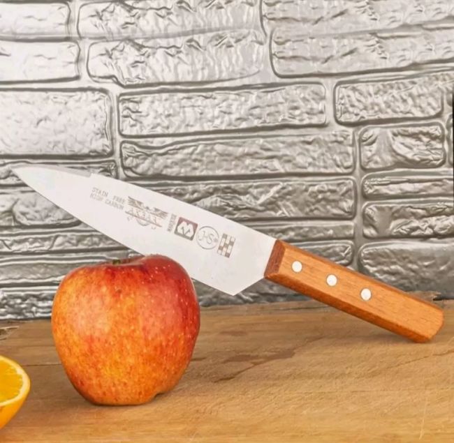 چاقو آشپزخانه اکبری مدل ws28 - دسته چوبی-تیغه اصل ژاپن
