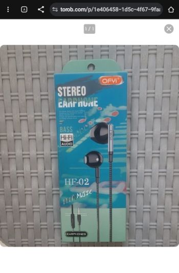 هنذفری سیمی اوفای مدل HF-02 earphone ofy aux