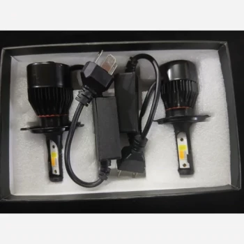 هدلایت دو رنگ نچرال و سفید یخی، برند سام، پایه H4 (بسته 2 عددی) 