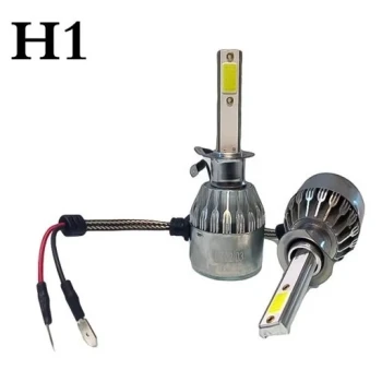 هدلایت دو طرفه سفید یخی پایه H1 (بسته دو عددی)