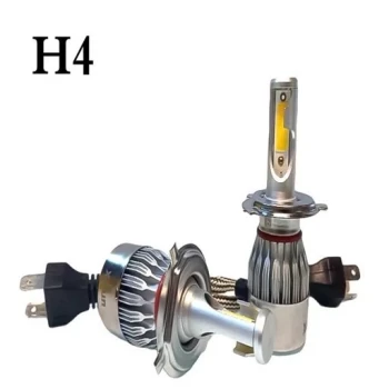 هدلایت دو طرفه سفید یخی پایه H4 (بسته دو عددی)