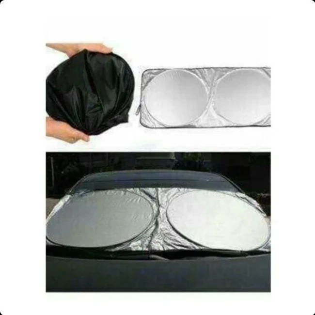 آفتاب گیر عینکی تاشو خودرو (فروش عمده) بسته 100عددی