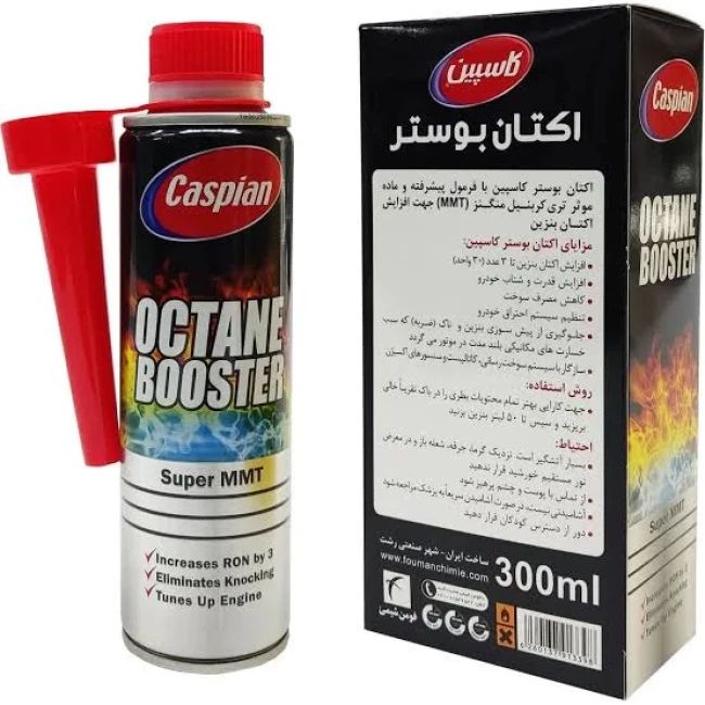 اکتان بوستر کاسپین حجم 300 میلی لیتر 
