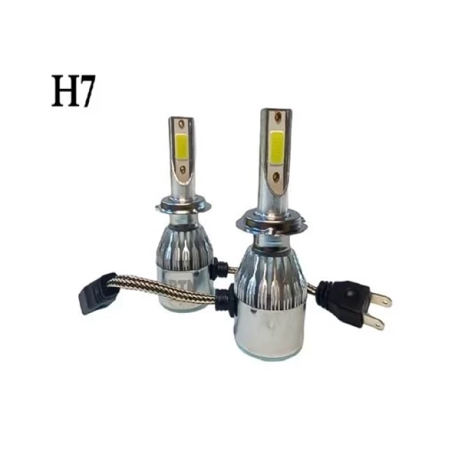 هدلایت دو طرفه سفید یخی پایه H7 (بسته دو عددی)