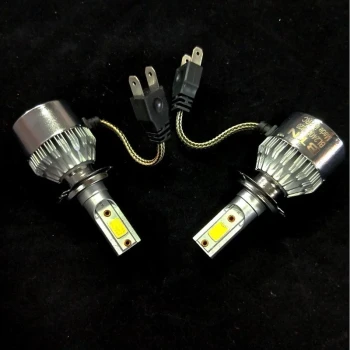 هدلایت دو طرفه سفید یخی پایه H7 (بسته دو عددی)