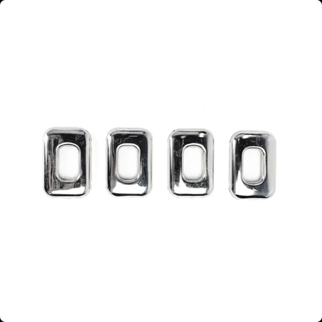 استیل دور شاسی قفل خودرو (بسته 4 عددی)