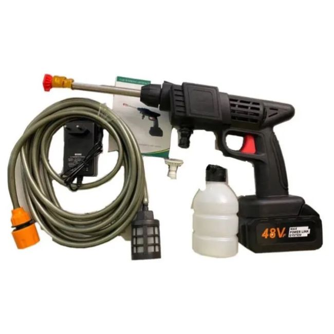 کارواش شارژی سه حالته cleaning gun توان 48 وات
