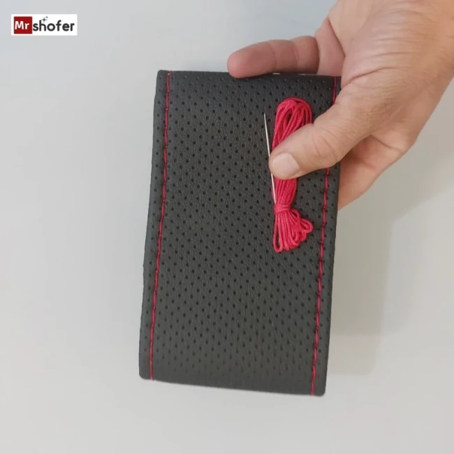 روکش فرمان مدل دوختی و سوزنی طرح چرم
