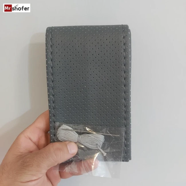 روکش فرمان مدل دوختی و سوزنی طرح چرم