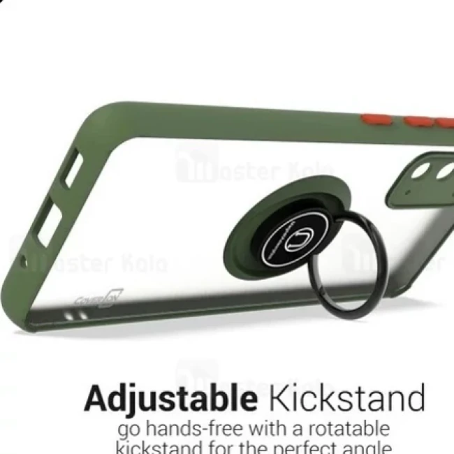  قاب مات هیبریدی انگشتی Samsung Galaxy S20 Matte Hybrid Ring Case 