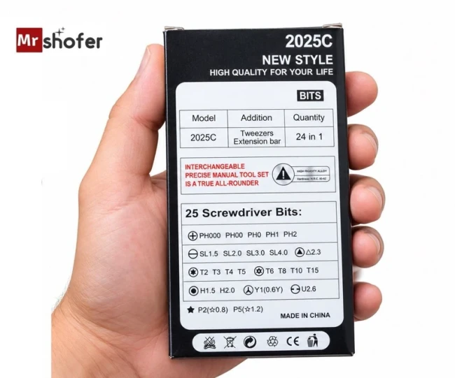 ست پیچ گوشتی 24 در 1 مدل 2025C