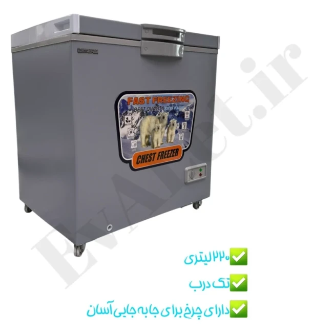 فریزر صندوقی الکتروفام L220 (پس کرایه)