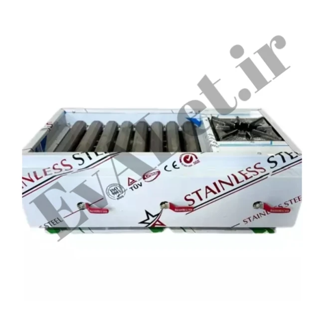 کبابپز گازی ( منقل گازی ) 8 شعله پلوپزدار هیزم (پس کرایه)