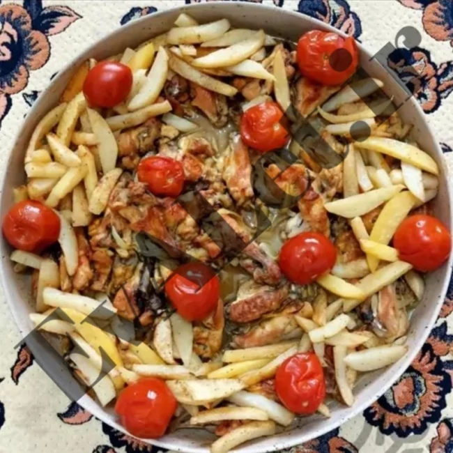 فر برقی چراغدار تات سایز کوچک (پس کرایه)