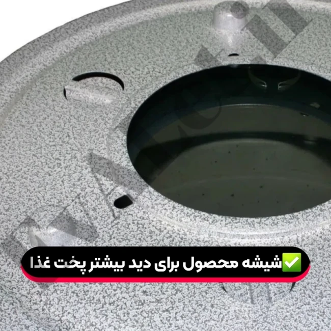 فر برقی چراغدار تات سایز کوچک (پس کرایه)