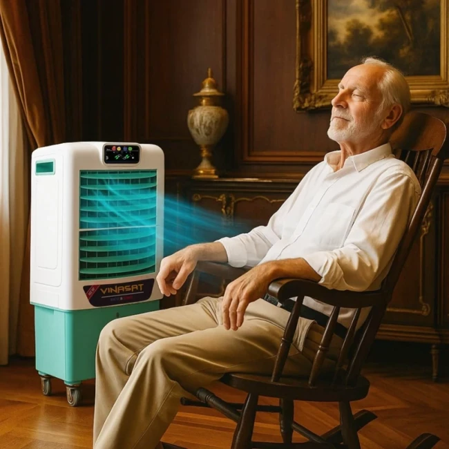 کولر پرتابل سلولوزی 28000 ویناسات مدل AC-2800 (پس کرایه)