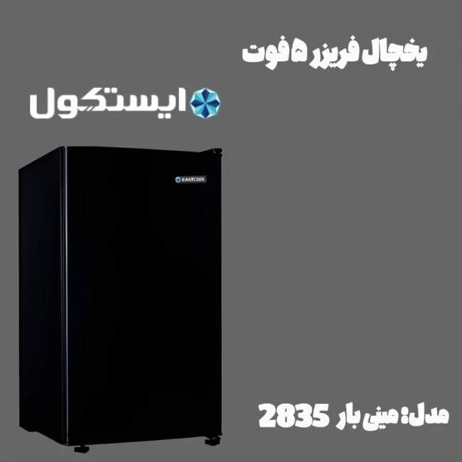 یخچال فریزر 5 فوت ایستکول مدل 2835 (پس کرایه)