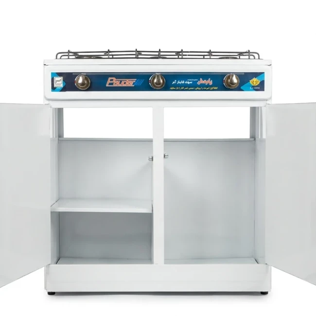 اجاق گاز 3 شعله کابین دار پایدار قاینار (پس کرایه)
