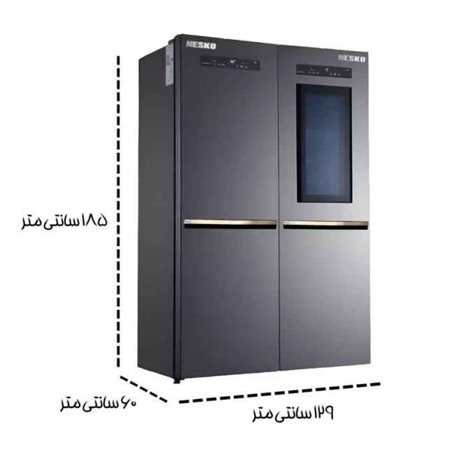یخچال و فریزر 44 فوت دوقلو MG مدل دور این دور (پس کرایه)