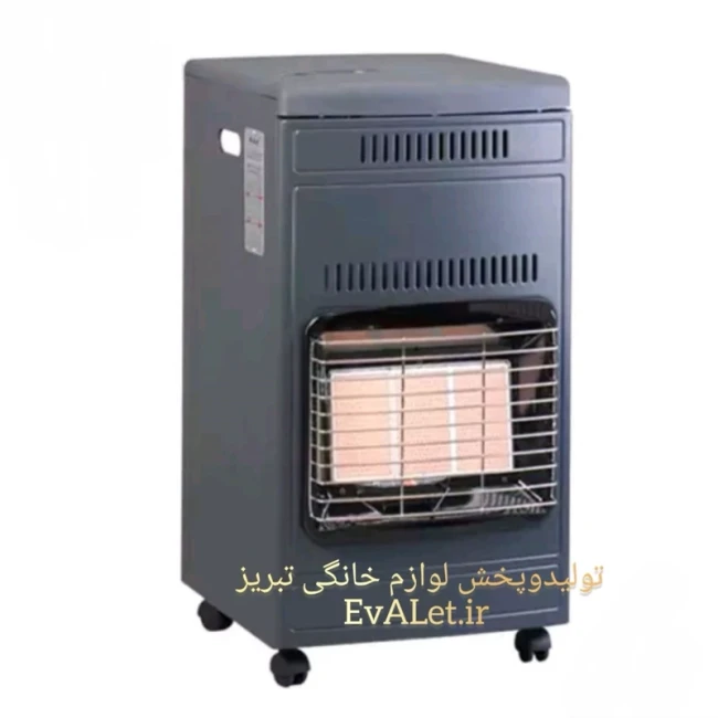 بخاری بدون دودکش سرامیکی طرح کپسول پاک خزر (پس کرایه)