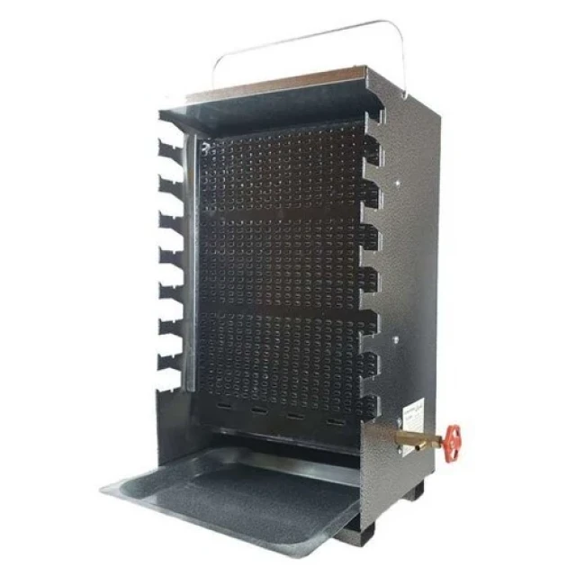 کباب پز 8 سیخ یک طرفه گالوانیزه نوبل (پس کرایه)