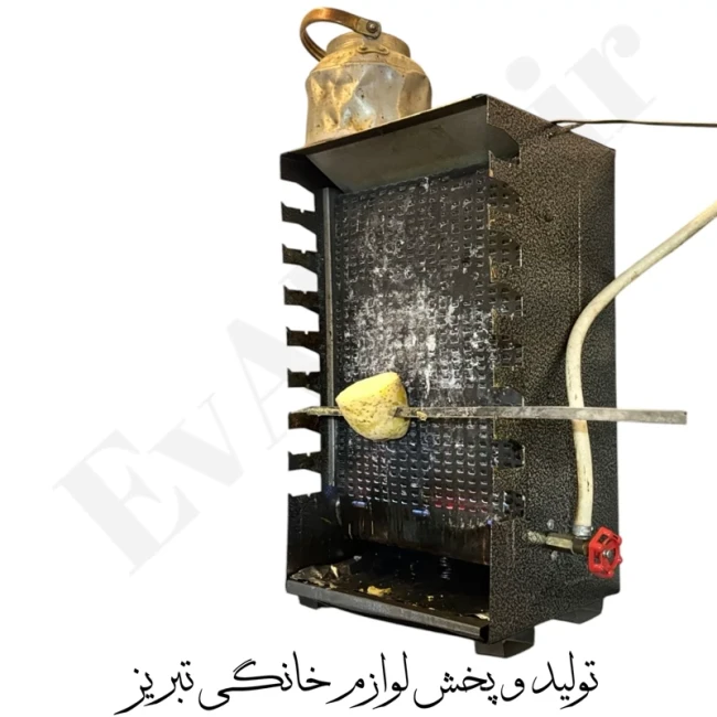 کباب پز (منقل) 8 سیخ یک طرفه نوبل (پس کرایه)