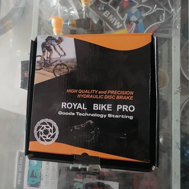 ست ترمزبندی دوچرخه دیسکی هیدرولیک برند رویال ROYAL BIKE PRO