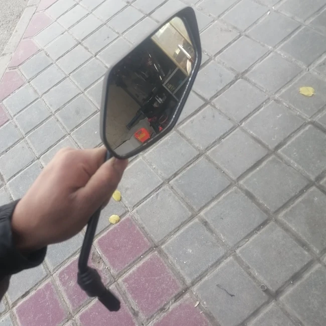 آینه موتورسیکلت آیروکس ایروکس و طرح آن برند KH