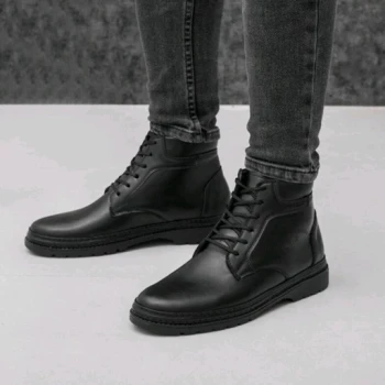 نیم بوت مردانه مدل دژاوو رنگ مشکی