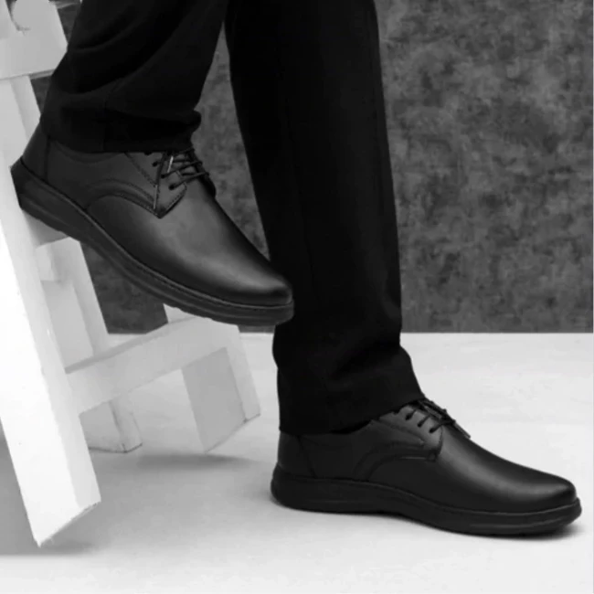 کفش مردانه رسمی روزمره مدل اشتاین رنگ مشکی