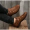 صندل مردانه تابستانی مدل برمودا رنگ عسلی