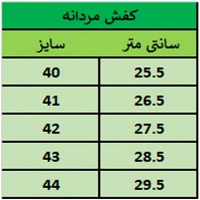 کفش اسپرت مردانه مدل میلان رنگ سفید