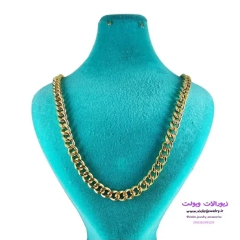 گردنبند کارتیر سایز 8 میل طول 50 سانتی جنس استیل کد 12149