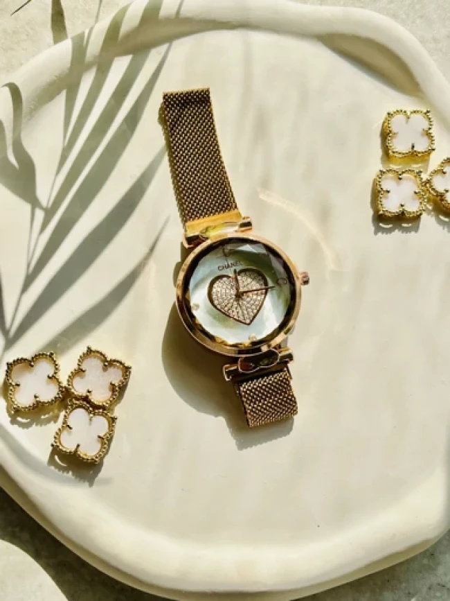 ساعت مچی برند chanel بند حصیری زنانه و دخترانه کد7009
