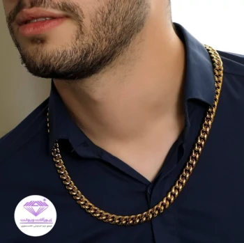 گردنبند مردانه مدل کارتیر | کد 3039