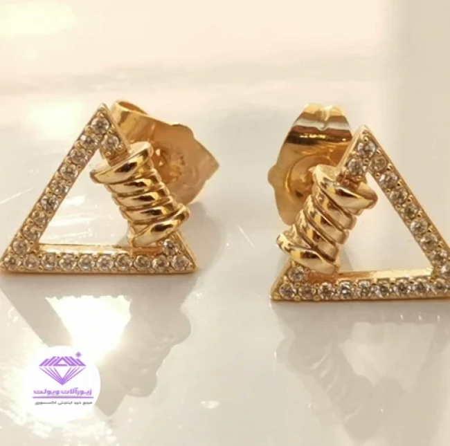 گوشواره میخی ژوپینگ | کد 9004