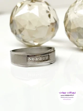 حلقه تک استیل اسپرت مردانه سایز 11 کد 3036