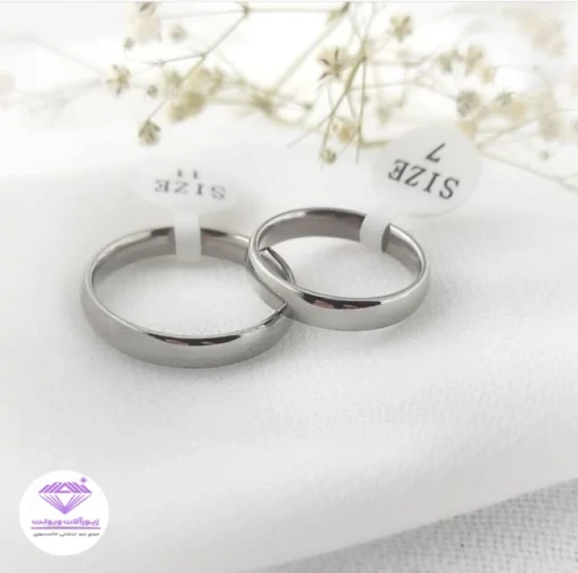 حلقه رینگی استیل ساده | کد 1053