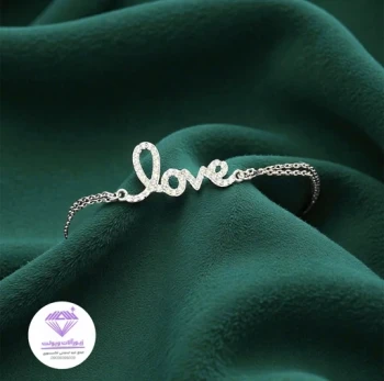 دستبند دخترانه Love کد 068