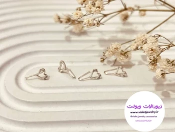 پیرسینگ بینی نقره کد 0201